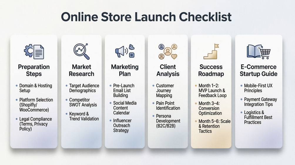 online store launch checklist